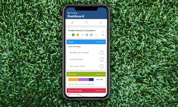personal trainer app with client tracking